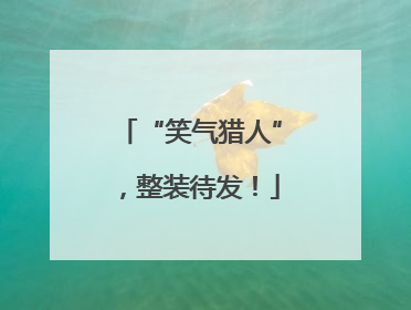 “笑气猎人”，整装待发！