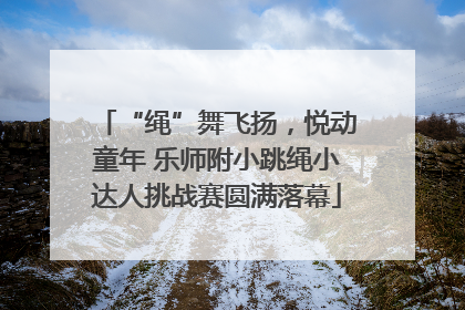 “绳”舞飞扬，悦动童年 乐师附小跳绳小达人挑战赛圆满落幕