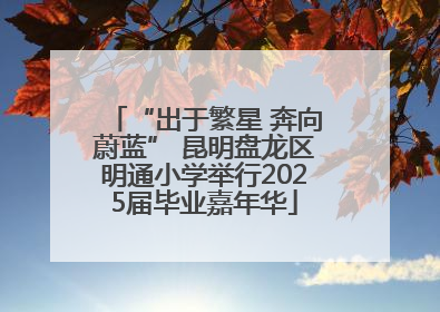 “出于繁星 奔向蔚蓝” 昆明盘龙区明通小学举行2025届毕业嘉年华
