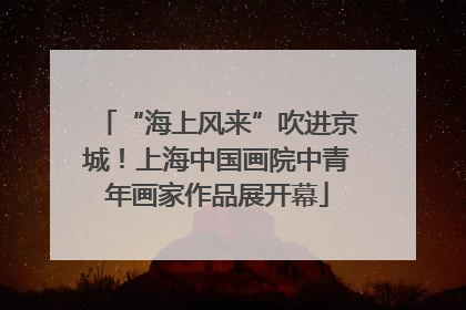 “海上风来”吹进京城！上海中国画院中青年画家作品展开幕
