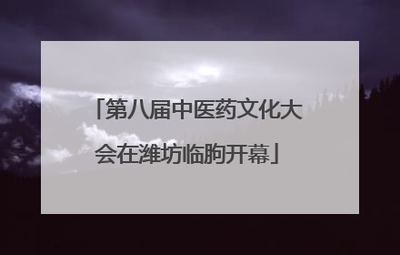 第八届中医药文化大会在潍坊临朐开幕
