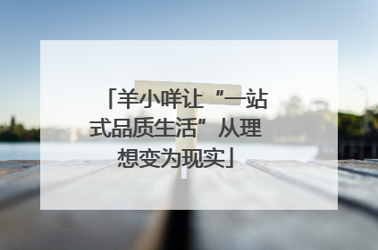 羊小咩让“一站式品质生活”从理想变为现实