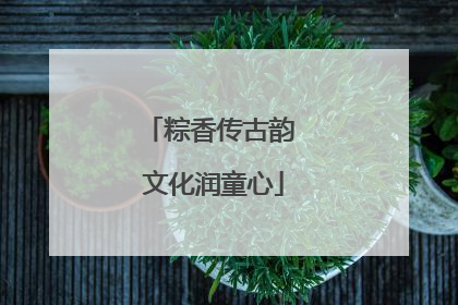 粽香传古韵 文化润童心