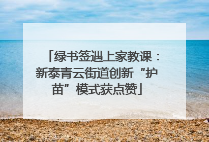 绿书签遇上家教课：新泰青云街道创新“护苗”模式获点赞