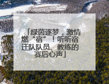 绿茵逐梦，激情燃“宿”！听听宿迁队队员、教练的赛后心声