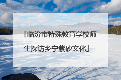 临汾市特殊教育学校师生探访乡宁紫砂文化