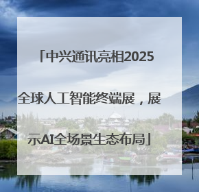 中兴通讯亮相2025全球人工智能终端展，展示AI全场景生态布局