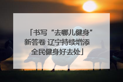 书写“去哪儿健身”新答卷 辽宁持续增添全民健身好去处