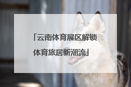 云南体育展区解锁体育旅居新潮流