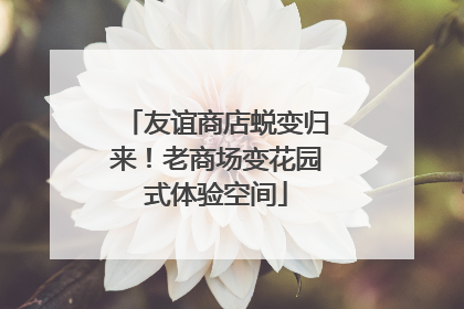 友谊商店蜕变归来！老商场变花园式体验空间