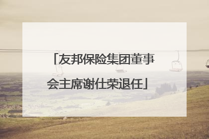 友邦保险集团董事会主席谢仕荣退任