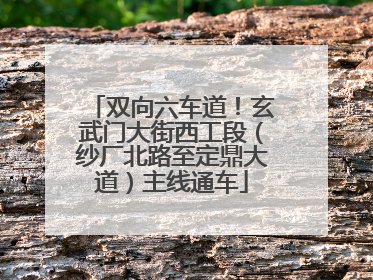 双向六车道！玄武门大街西工段（纱厂北路至定鼎大道）主线通车