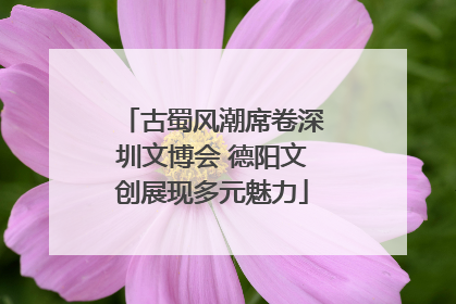 古蜀风潮席卷深圳文博会 德阳文创展现多元魅力
