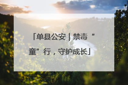 单县公安｜禁毒“童”行，守护成长