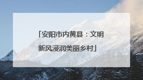 安阳市内黄县：文明新风浸润美丽乡村