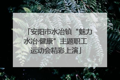 安阳市水冶镇“魅力水冶·健康”主题职工运动会精彩上演