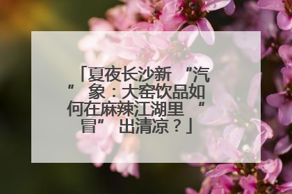 夏夜长沙新 “汽” 象：大窑饮品如何在麻辣江湖里 “冒” 出清凉？