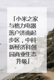 小米之家与格力电器落户济南起步区，中科新经济科创园商业生态升级