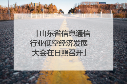 山东省信息通信行业低空经济发展大会在日照召开