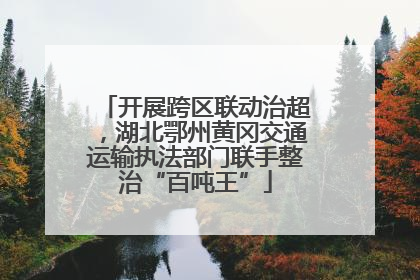 开展跨区联动治超，湖北鄂州黄冈交通运输执法部门联手整治“百吨王”