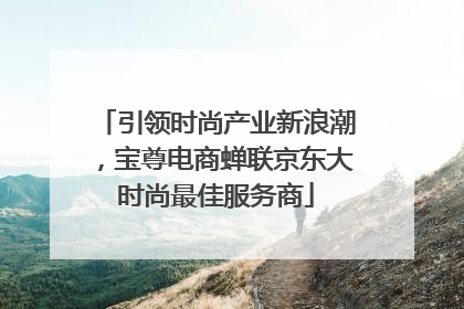 引领时尚产业新浪潮，宝尊电商蝉联京东大时尚最佳服务商