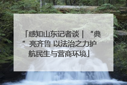 感知山东记者谈｜“典”亮齐鲁 以法治之力护航民生与营商环境