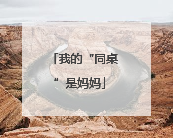 我的“同桌”是妈妈