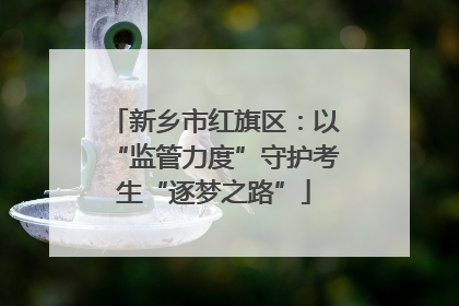 新乡市红旗区：以“监管力度”守护考生“逐梦之路”