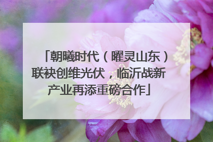 朝曦时代（曜灵山东）联袂创维光伏，临沂战新产业再添重磅合作