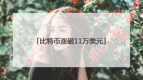 比特币涨破11万美元