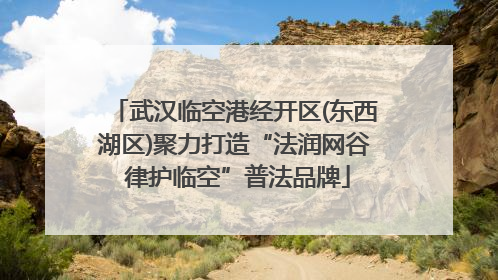 武汉临空港经开区(东西湖区)聚力打造“法润网谷 律护临空”普法品牌