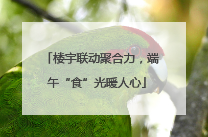 楼宇联动聚合力，端午“食”光暖人心