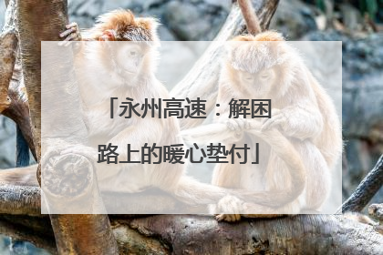 永州高速：解困路上的暖心垫付