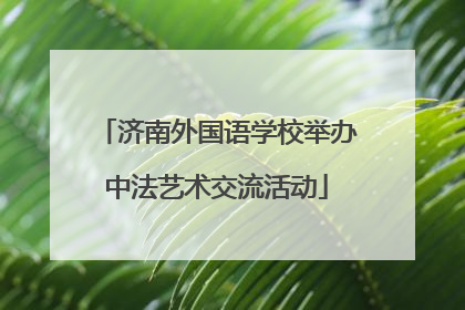 济南外国语学校举办中法艺术交流活动