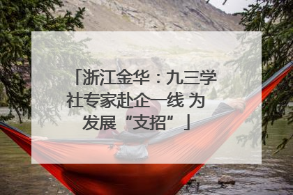 浙江金华：九三学社专家赴企一线 为发展“支招”