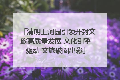 清明上河园引领开封文旅高质量发展 文化引擎驱动 文旅破圈出彩