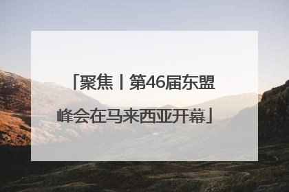 聚焦丨第46届东盟峰会在马来西亚开幕