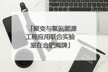 聚变与氢氨能源工程应用联合实验室在合肥揭牌