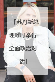 苏丹新总理呼吁举行全面政治对话