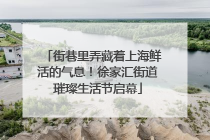 街巷里弄藏着上海鲜活的气息！徐家汇街道璀璨生活节启幕