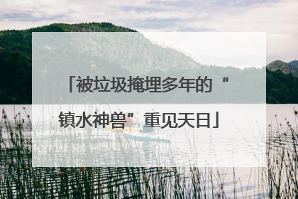 被垃圾掩埋多年的“镇水神兽”重见天日