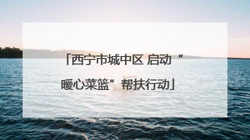西宁市城中区 启动“暖心菜篮”帮扶行动
