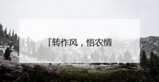 转作风，悟农情！农民日报社青年编辑记者百日驻村活动，走起→