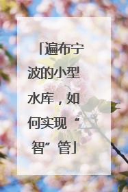 遍布宁波的小型水库，如何实现“智”管