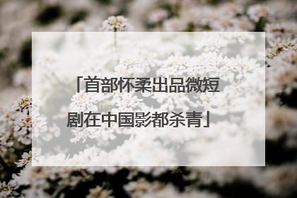 首部怀柔出品微短剧在中国影都杀青
