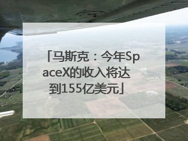 马斯克：今年SpaceX的收入将达到155亿美元