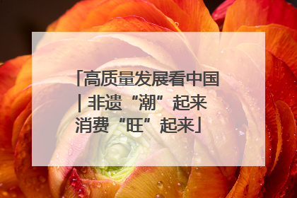 高质量发展看中国｜非遗“潮”起来 消费“旺”起来
