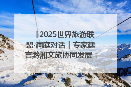 2025世界旅游联盟·洞庭对话｜专家建言黔湘文旅协同发展：聚焦产品稀缺性 深化区域经验共享