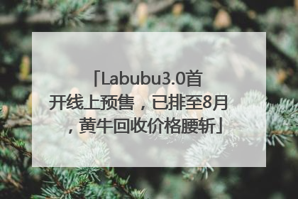 Labubu3.0首开线上预售，已排至8月，黄牛回收价格腰斩